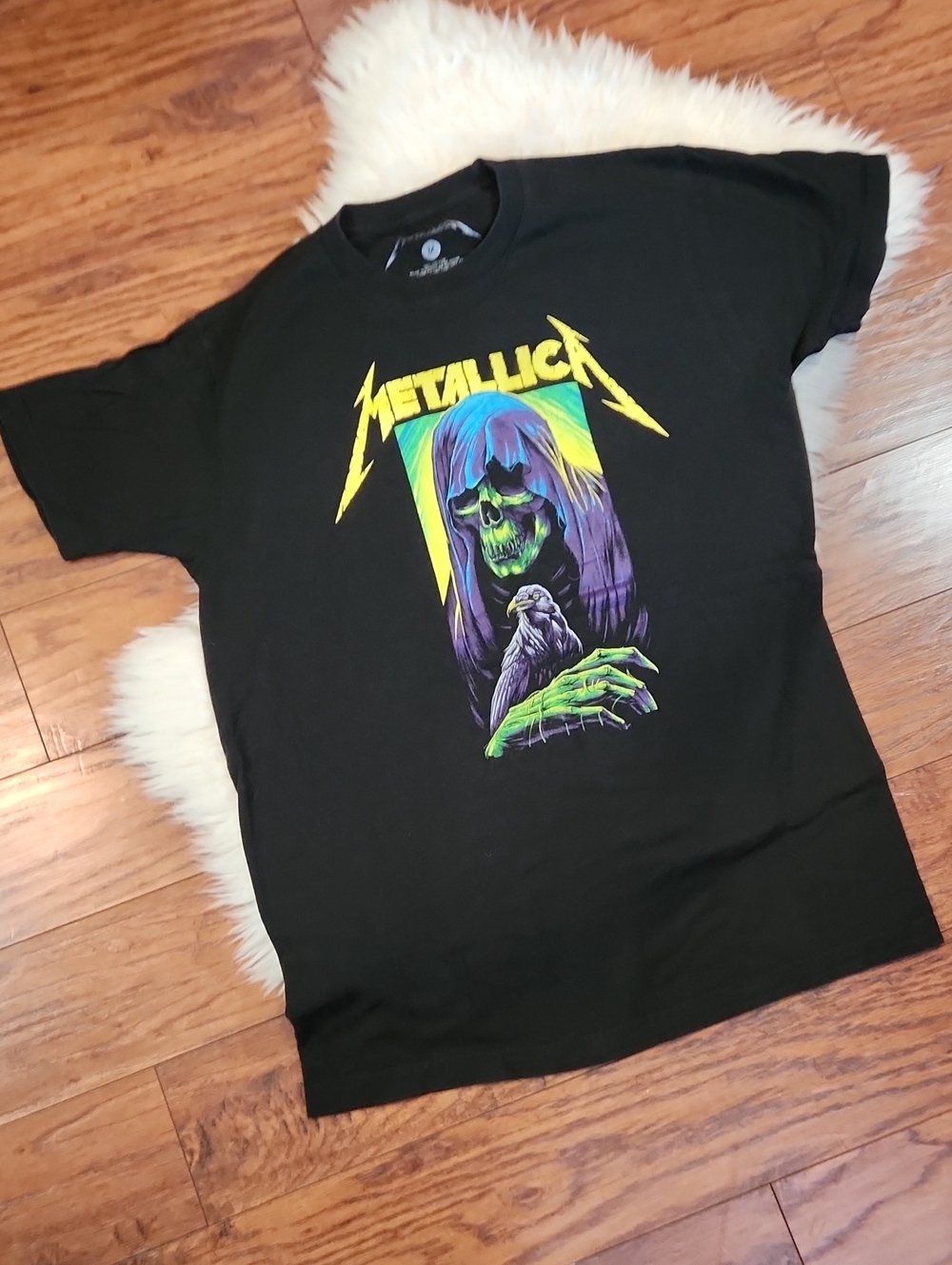 Metallica Grim Reaper Graphic Cotton Tshirt
